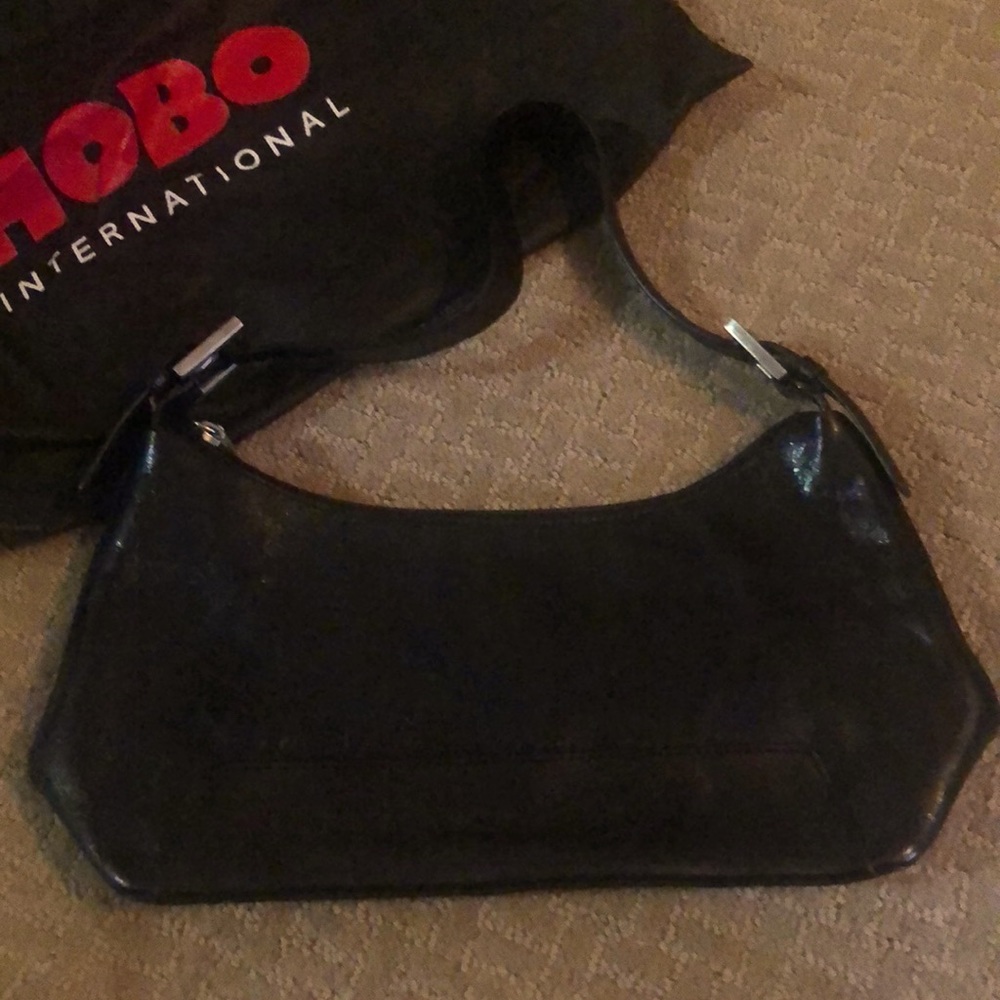 Hobo Black Small Shoulder Bag